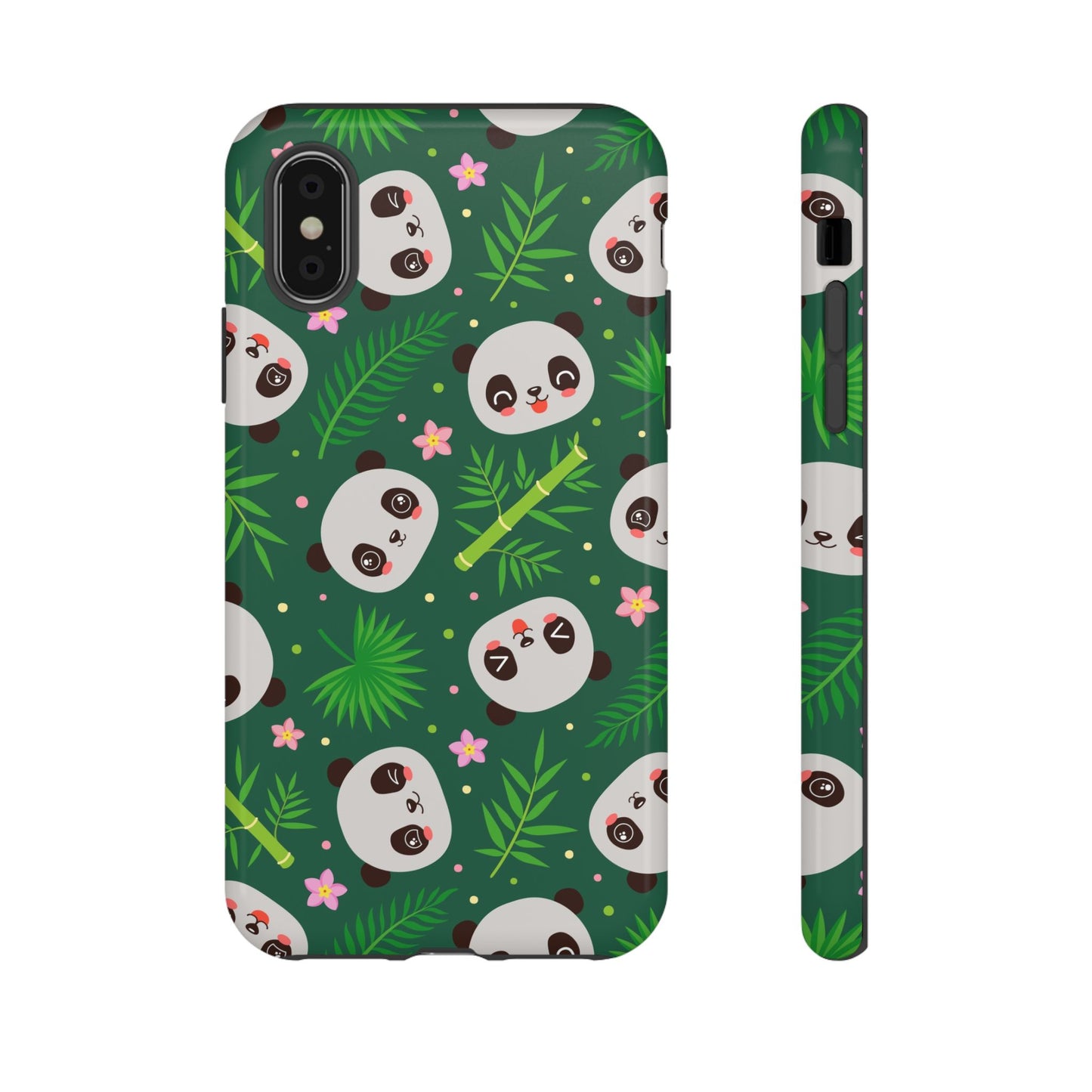 Cute Panda: Tough Case for iPhone, Samsung Galaxy and Google Pixel devices