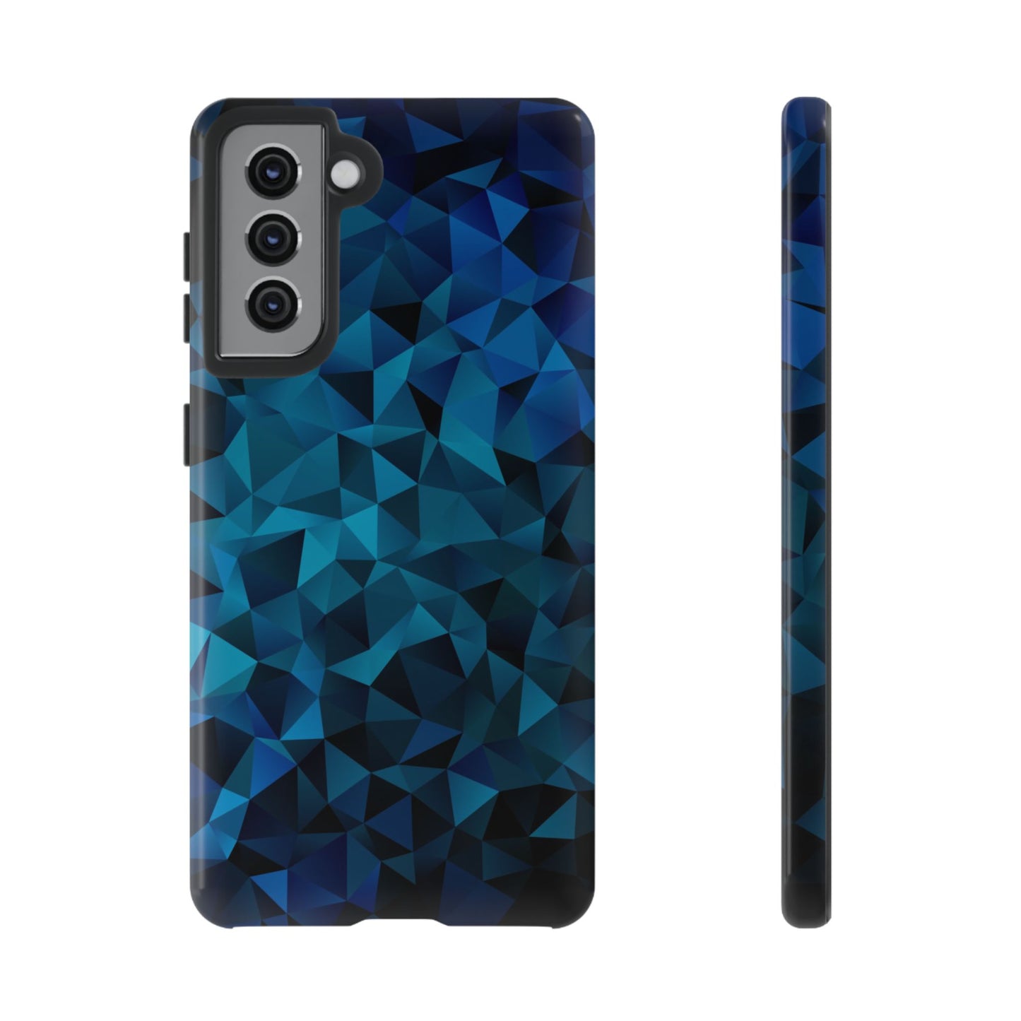 Blue Diamonds: Phone Case with Elegant Prints for iPhone, Samsung Galaxy and Google Pixel devices
