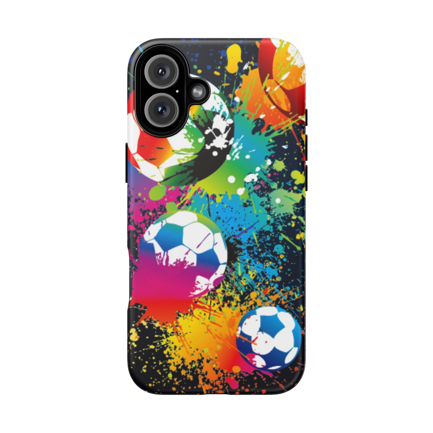 Footballer's Phone Case: Vibrant Case for iPhone, Samsung Galaxy and Google Pixel devices