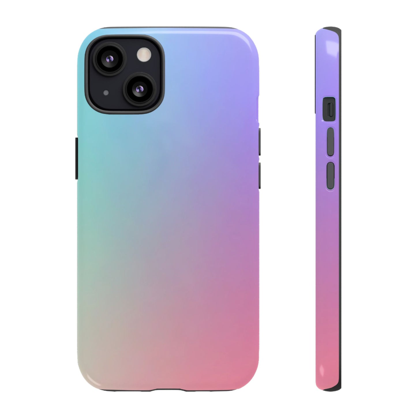 Cotton Candy: Quadcolor Pastel Gradient Tough Case for iPhone, Samsung Galaxy and Google Pixel devices