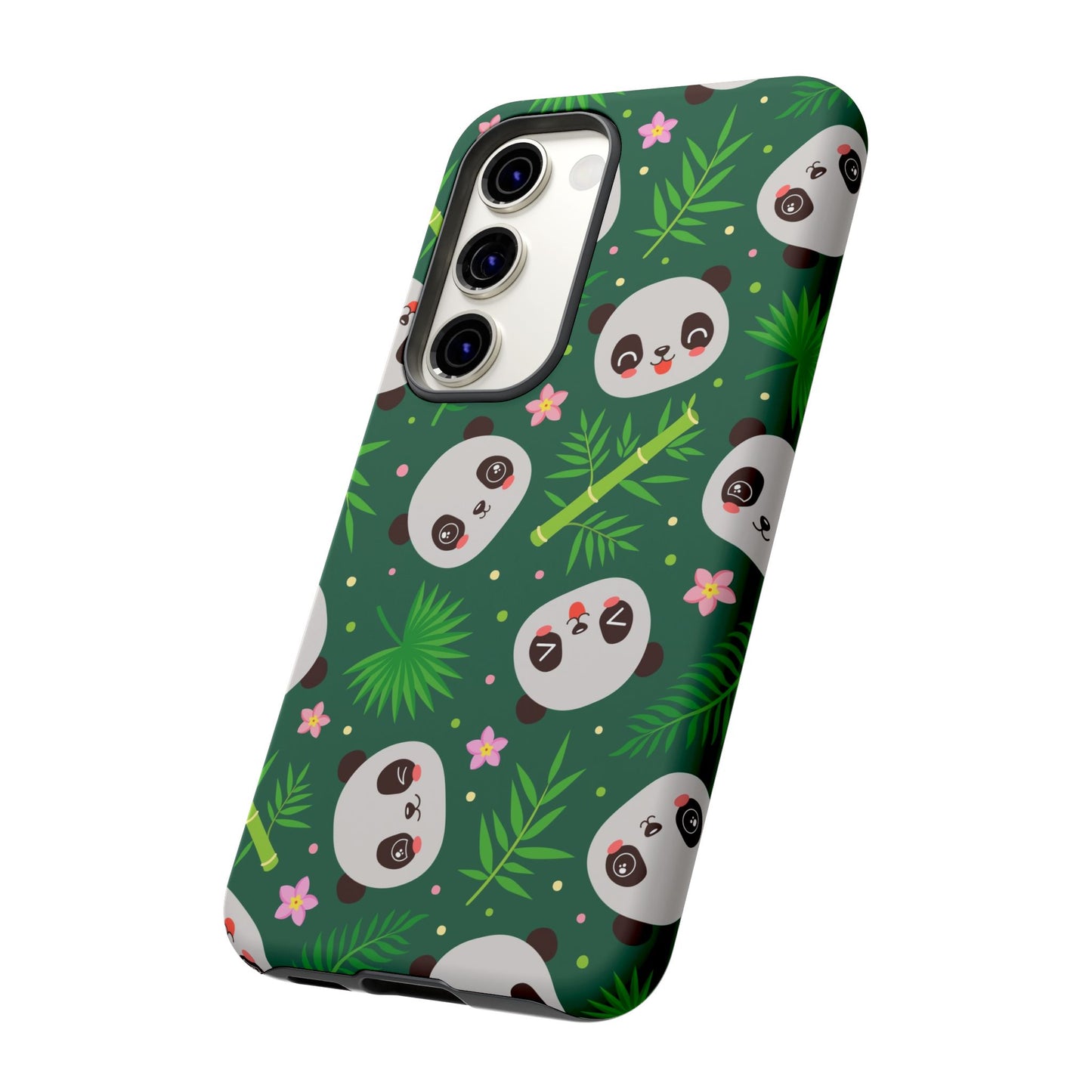 Cute Panda: Tough Case for iPhone, Samsung Galaxy and Google Pixel devices