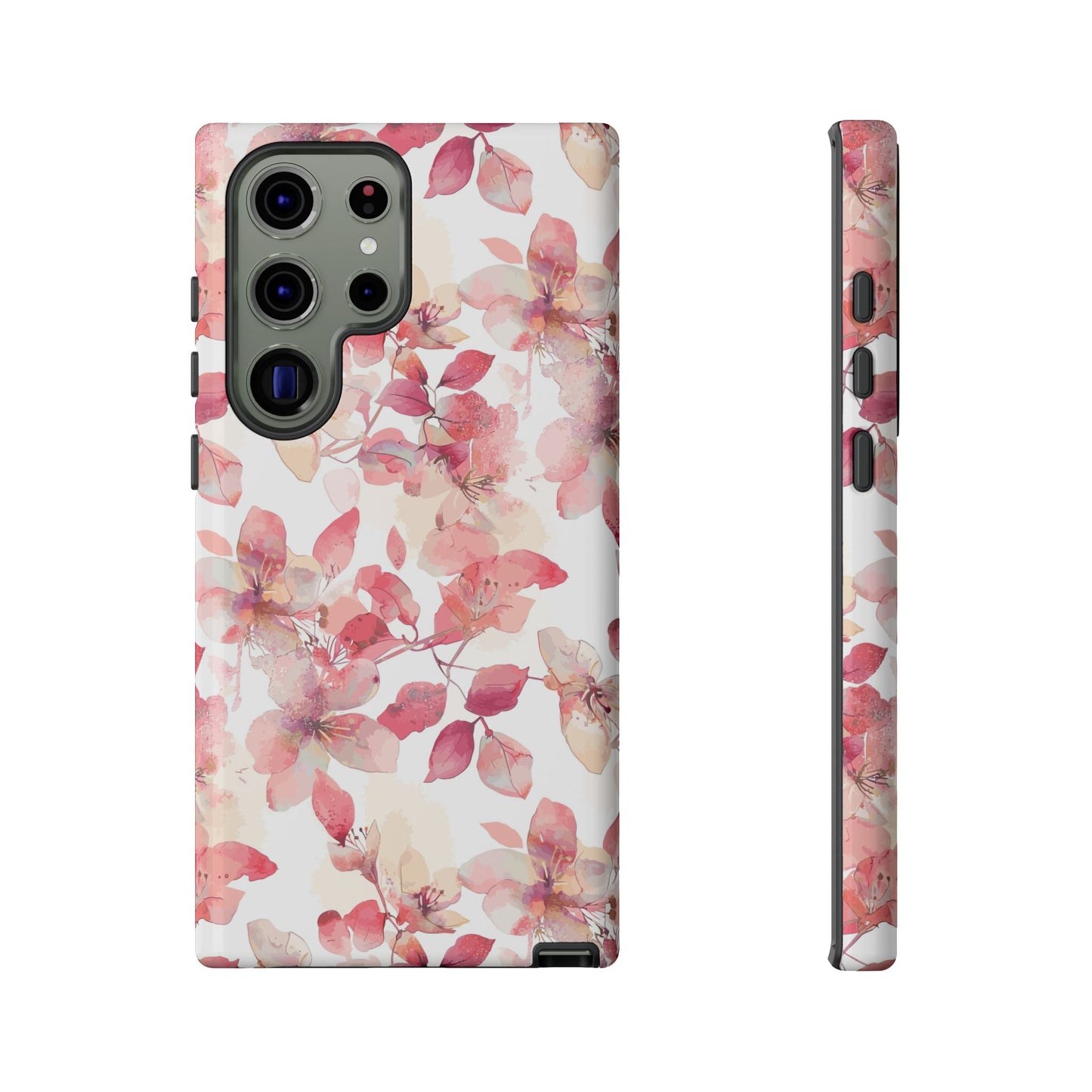 Watercolor Flowers: Tough Case for iPhone, Samsung Galaxy and Google Pixel devices