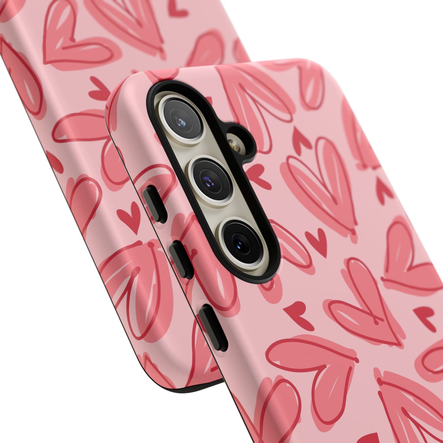 Hearts: Tough Case for iPhone, Samsung Galaxy and Google Pixel devices