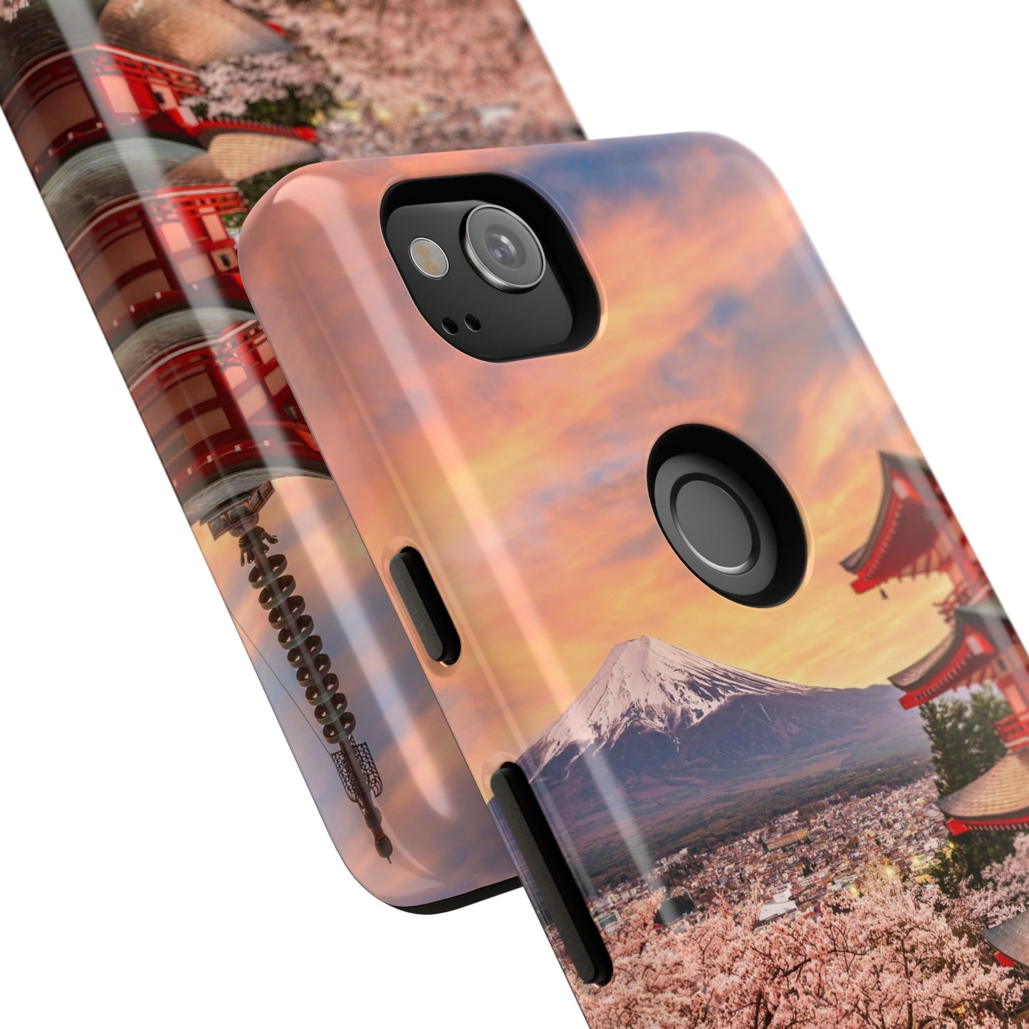 Cherry Blossoms Mt. Fuji phone case for iPhone, Galaxy and Pixel devices