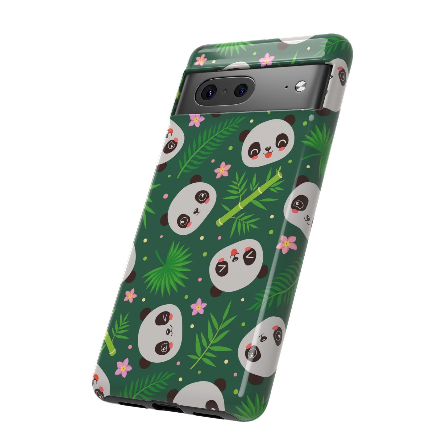 Cute Panda: Tough Case for iPhone, Samsung Galaxy and Google Pixel devices