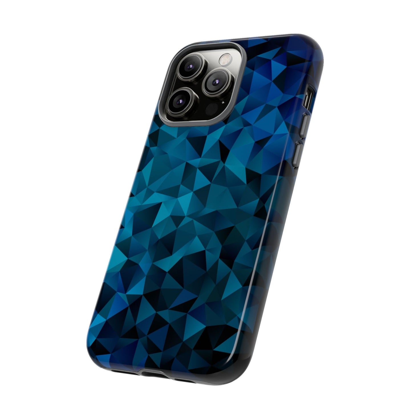 Blue Diamonds: Phone Case with Elegant Prints for iPhone, Samsung Galaxy and Google Pixel devices