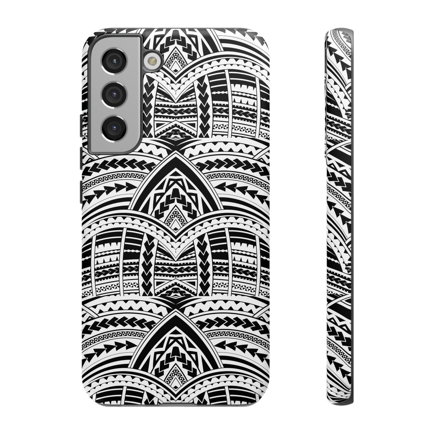 Tatoeage: telefoonhoesje met tribalpatroon voor iPhone, Samsung Galaxy en Google Pixel