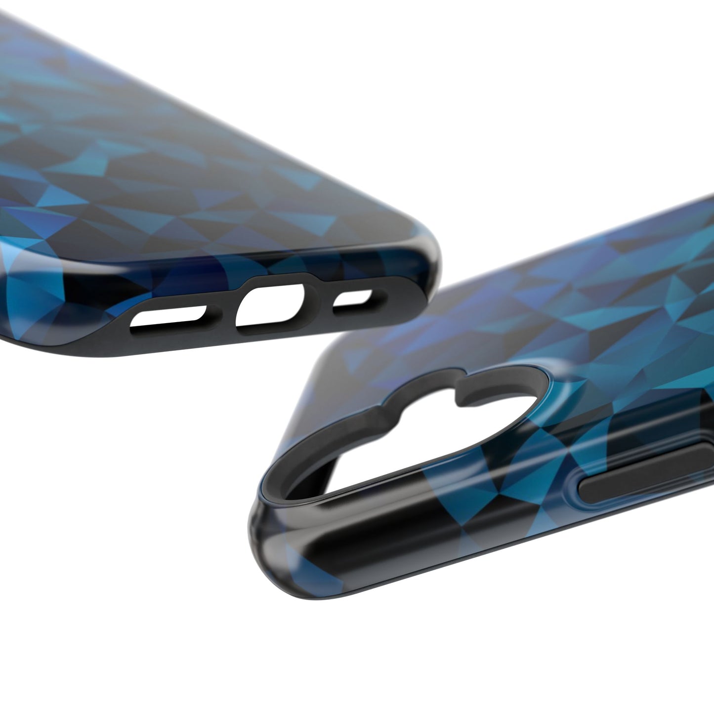 Blue Diamonds (MagSafe version): Elegant phone case for iPhone