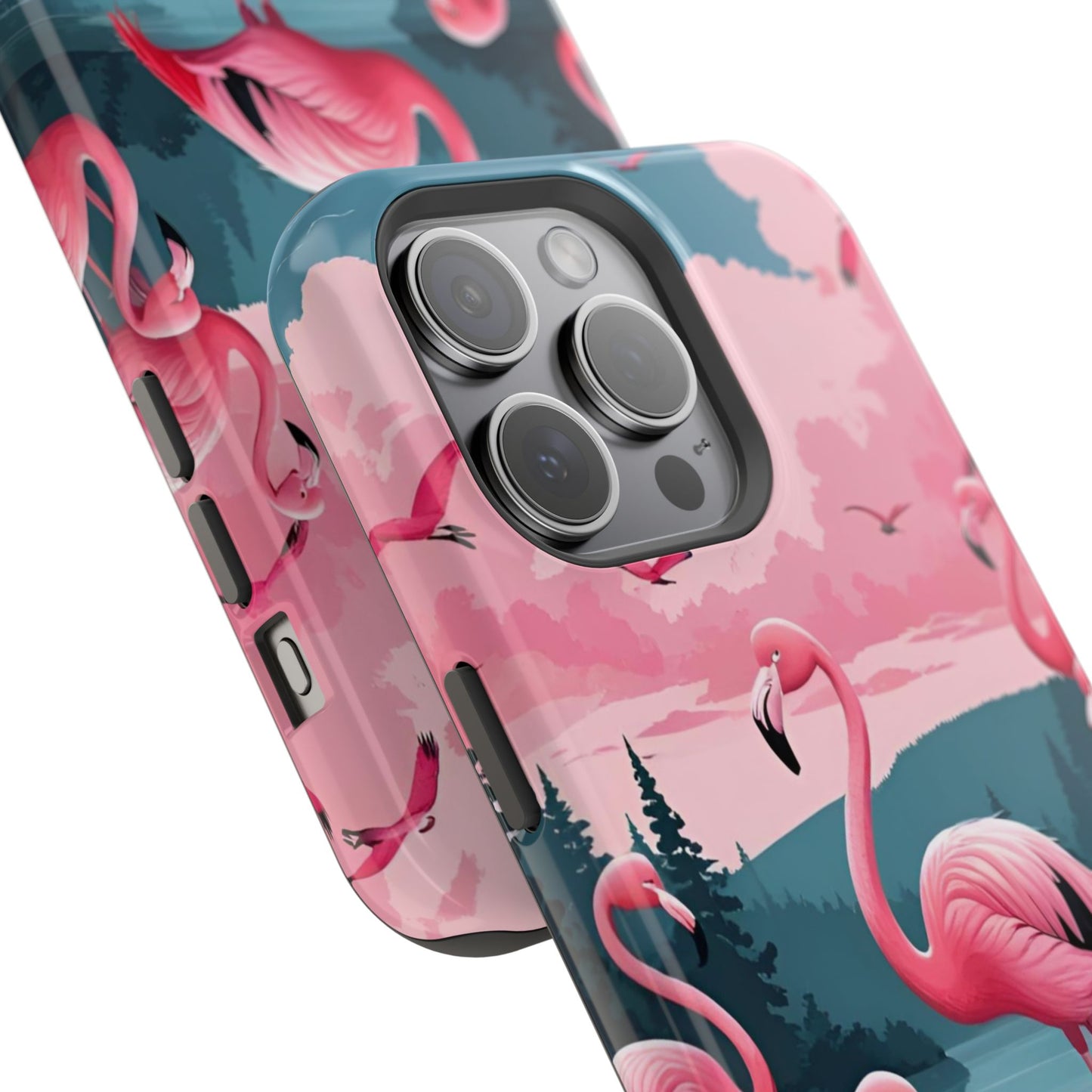 Velvet Skies Flamingo Case MagSafe phone case for Apple iPhone
