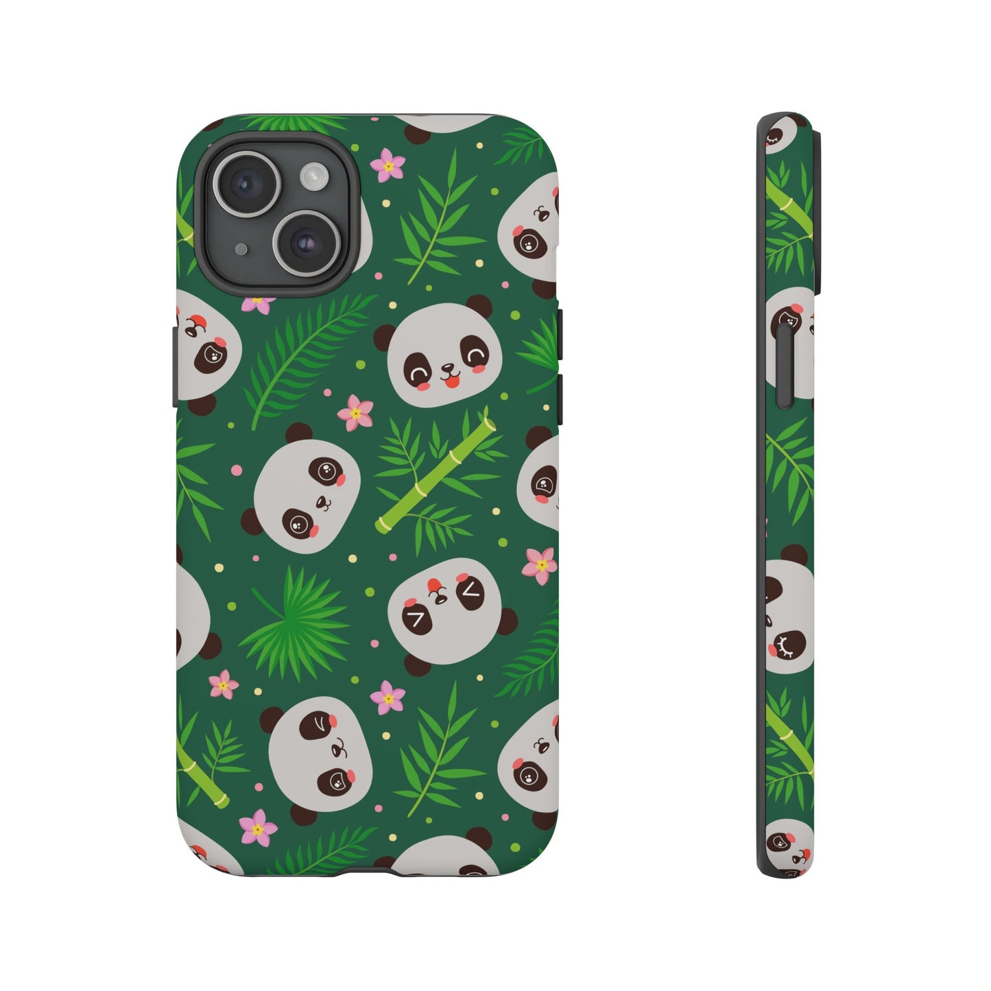 Cute Panda: Tough Case for iPhone, Samsung Galaxy and Google Pixel devices