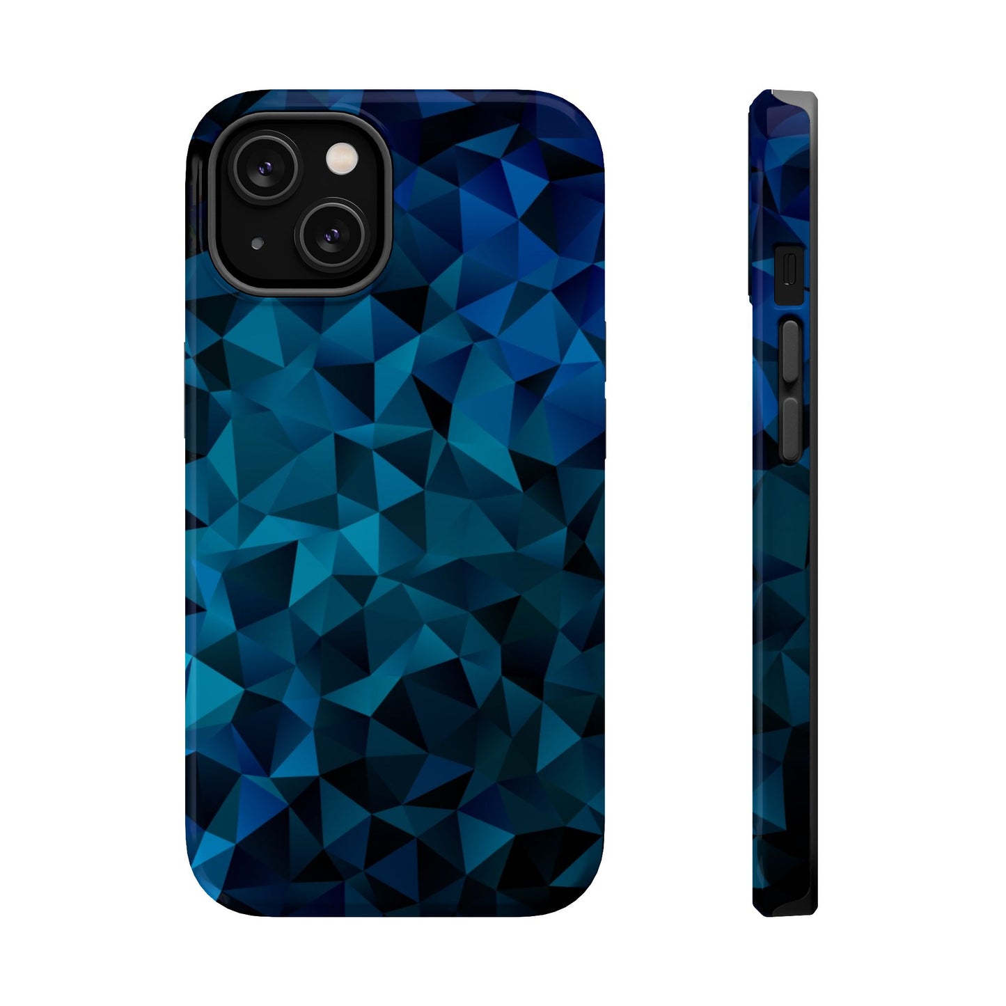 Blue Diamonds (MagSafe version): Elegant phone case for iPhone