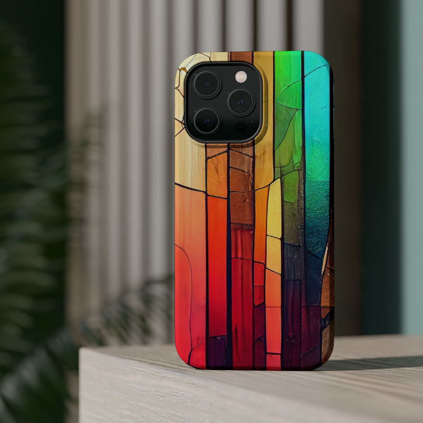 Stained Glass Design MagSafe Case for iPhone