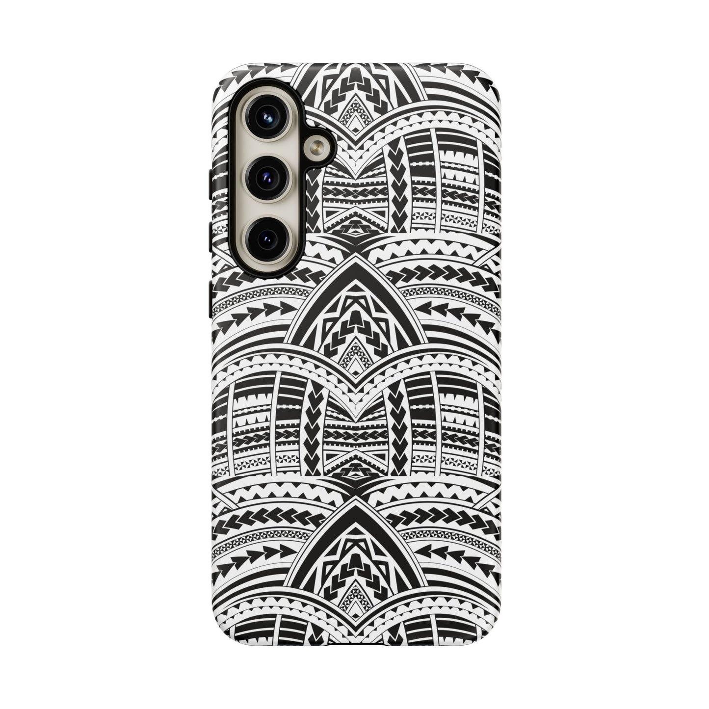 Tatoeage: telefoonhoesje met tribalpatroon voor iPhone, Samsung Galaxy en Google Pixel