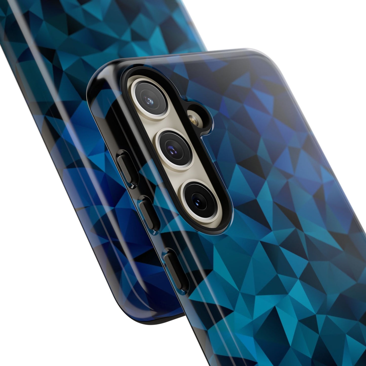 Blue Diamonds: Phone Case with Elegant Prints for iPhone, Samsung Galaxy and Google Pixel devices