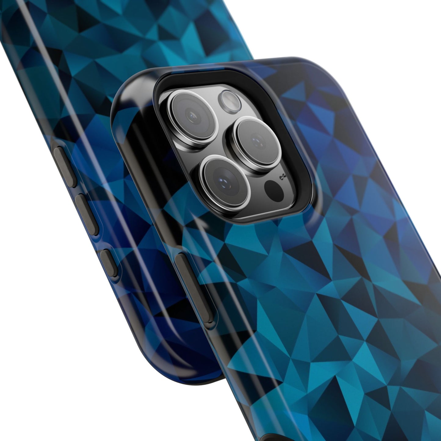 Blue Diamonds (MagSafe version): Elegant phone case for iPhone