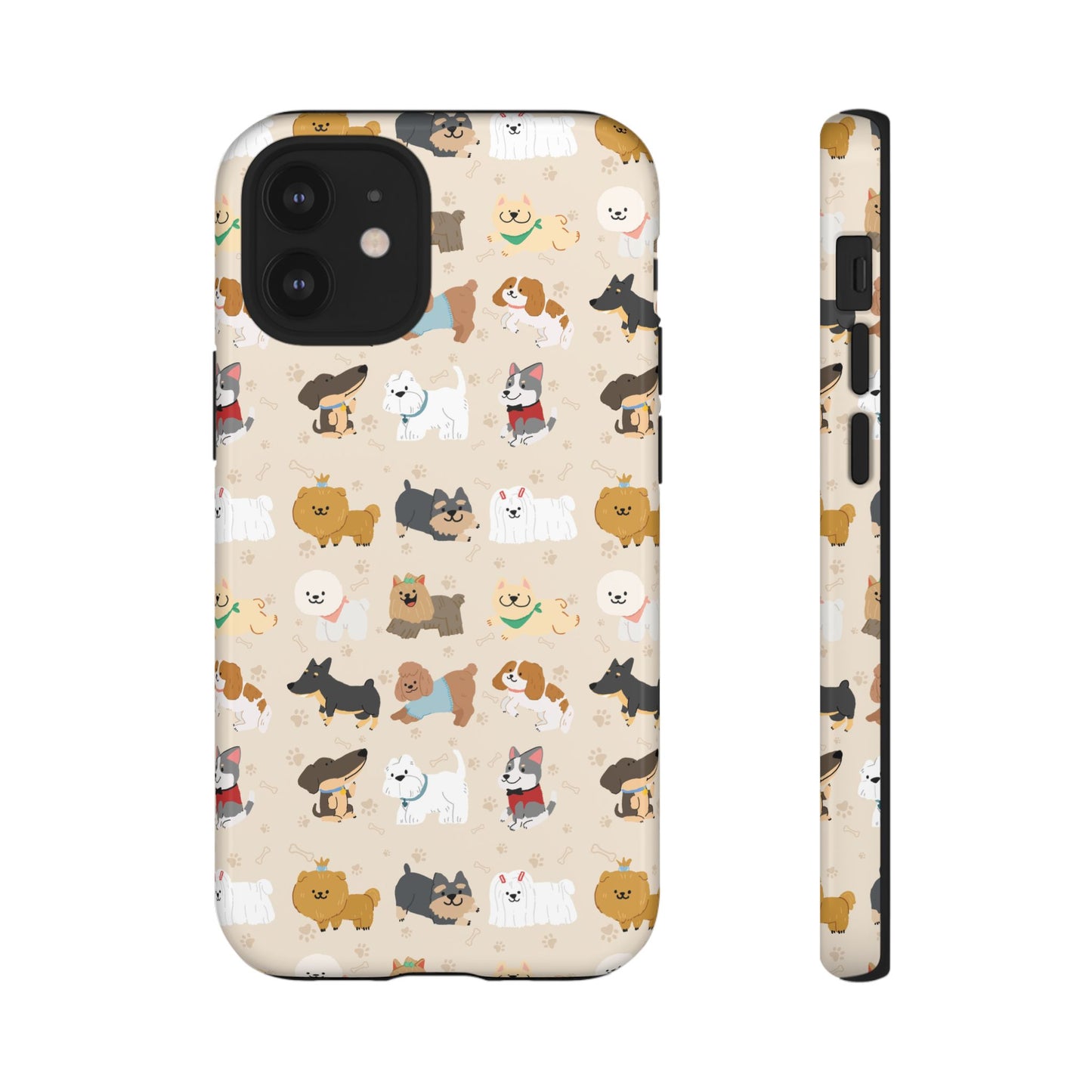 Cute Dogs: Tough Case for iPhone, Samsung Galaxy and Google Pixel devices
