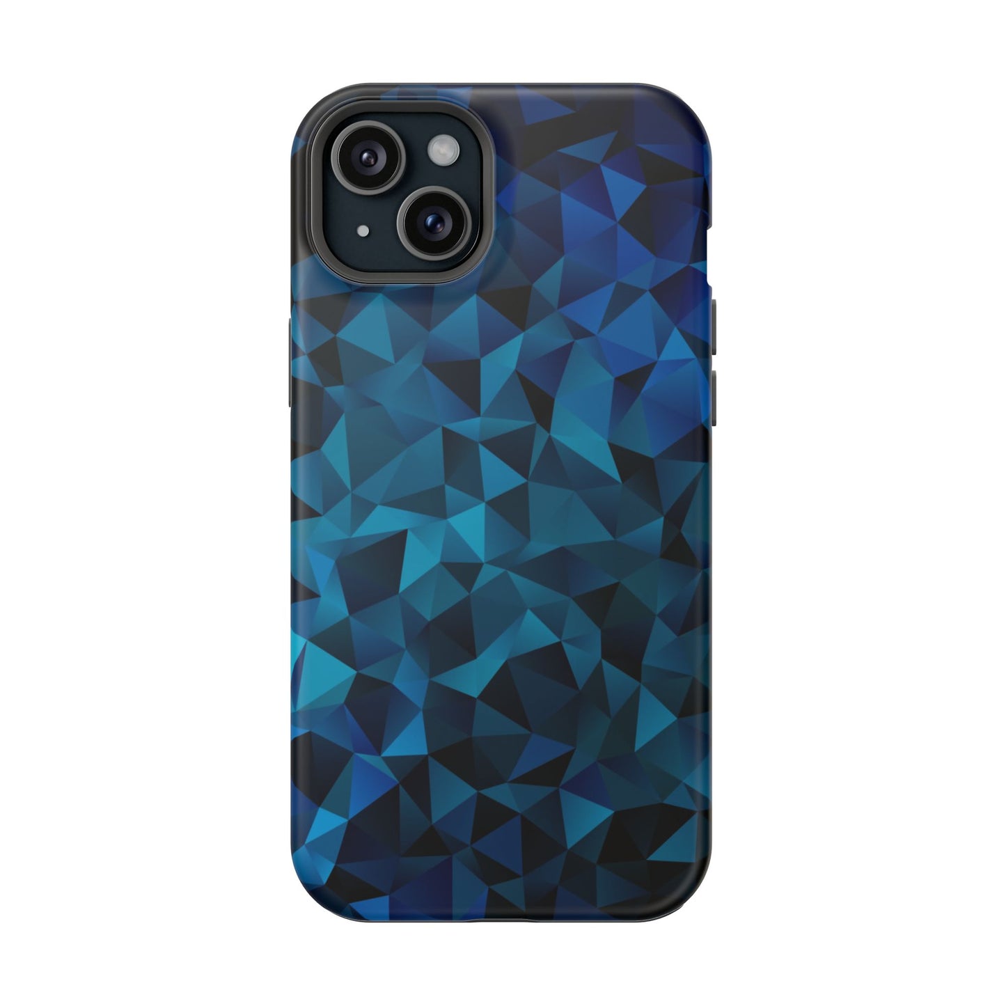 Blue Diamonds (MagSafe version): Elegant phone case for iPhone