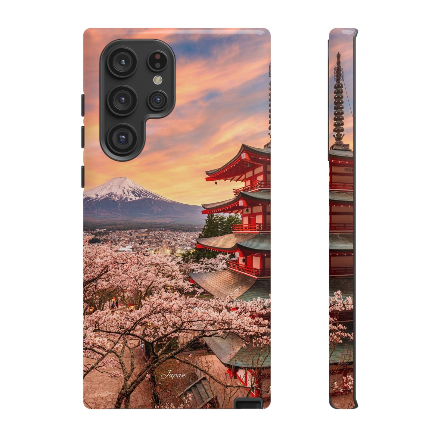 Cherry Blossoms Mt. Fuji phone case for iPhone, Galaxy and Pixel devices