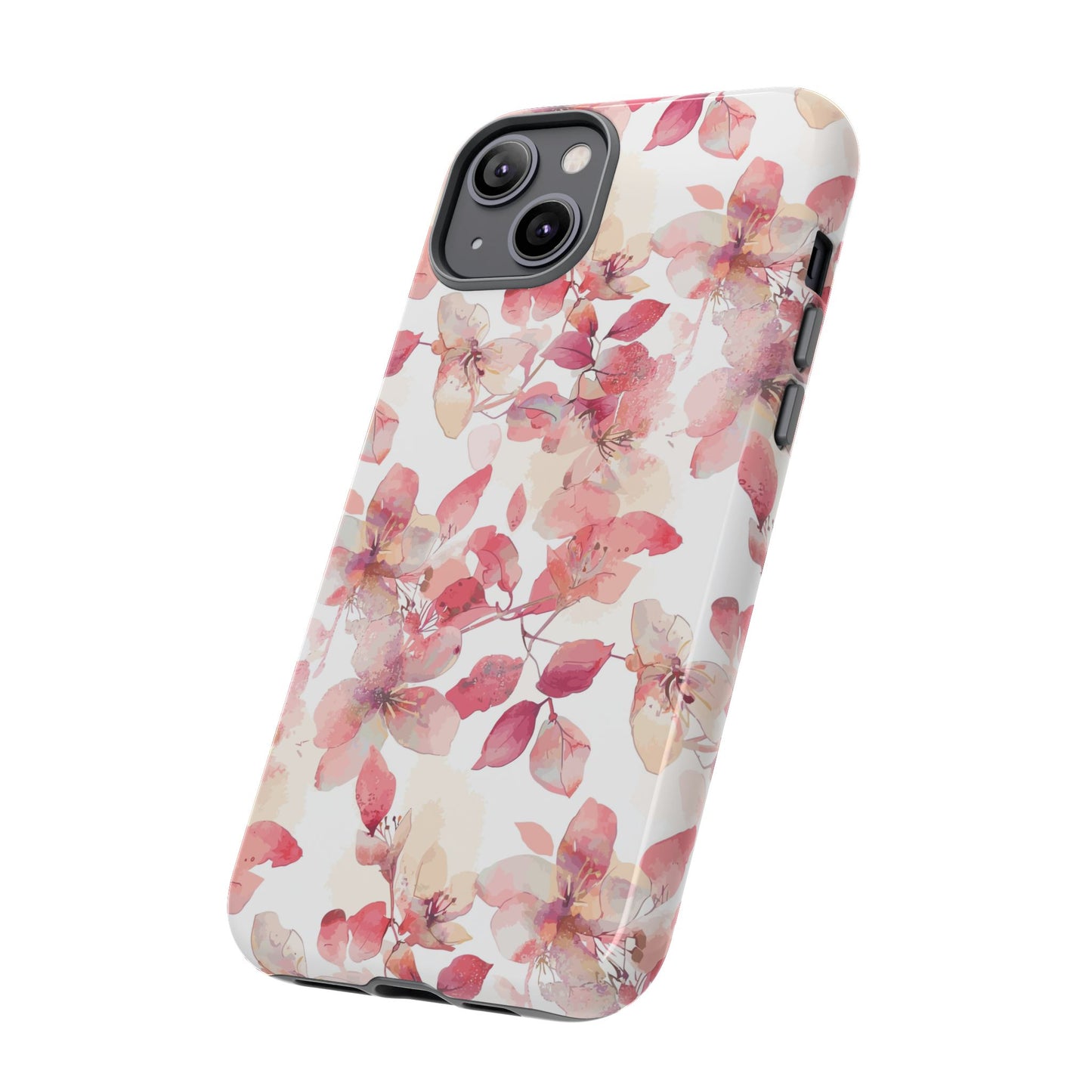 Watercolor Flowers: Tough Case for iPhone, Samsung Galaxy and Google Pixel devices