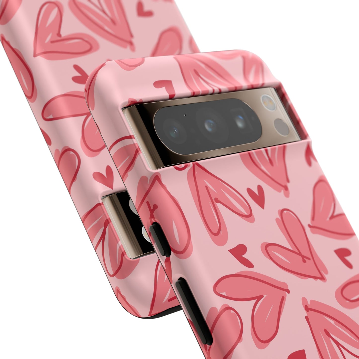 Hearts: Tough Case for iPhone, Samsung Galaxy and Google Pixel devices