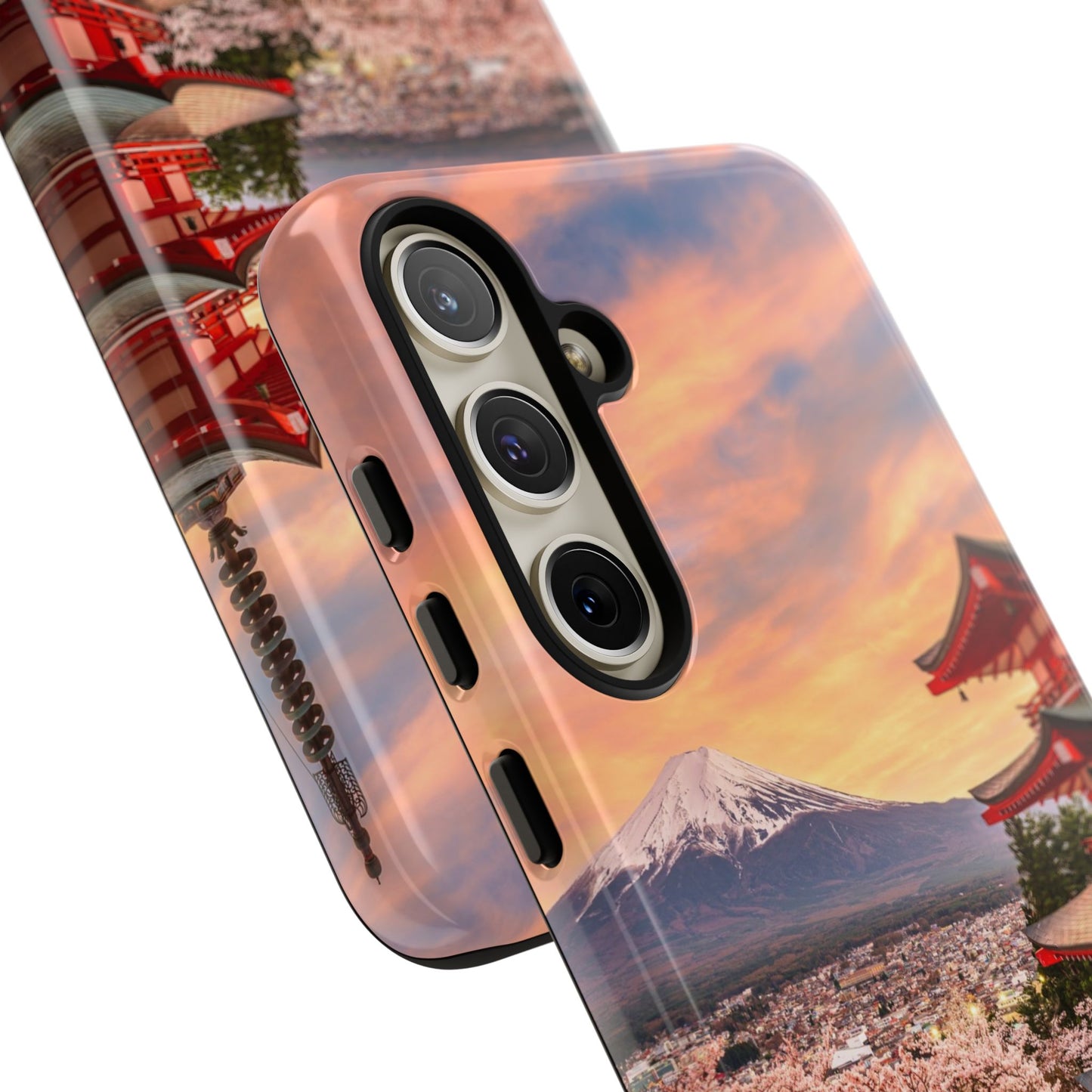 Cherry Blossoms Mt. Fuji phone case for iPhone, Galaxy and Pixel devices