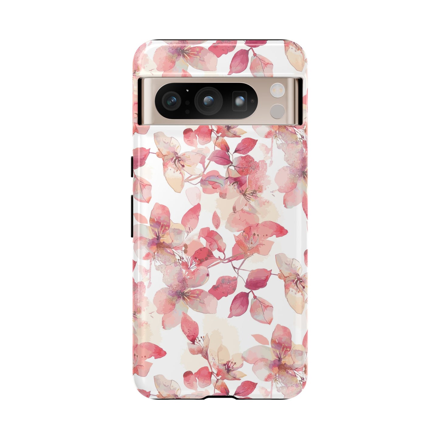 Watercolor Flowers: Tough Case for iPhone, Samsung Galaxy and Google Pixel devices