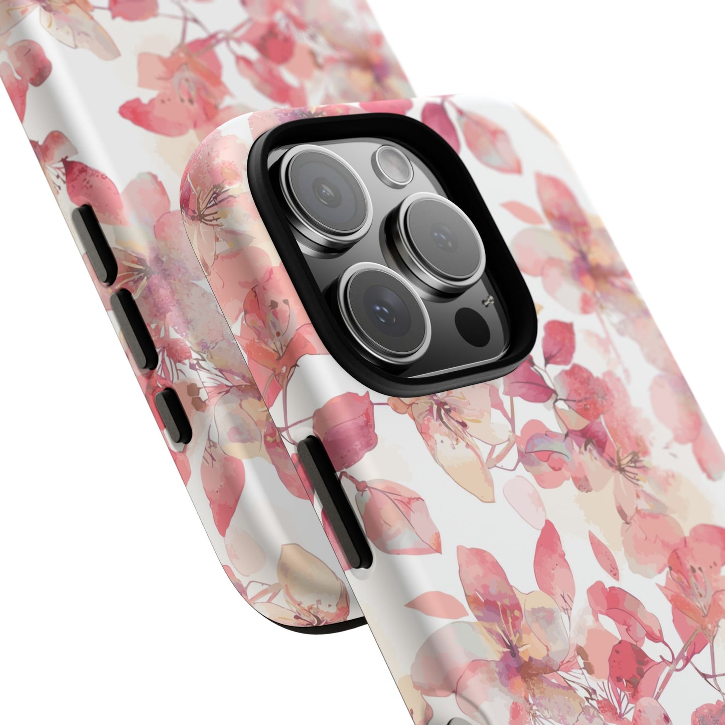 Watercolor Flowers: Tough Case for iPhone, Samsung Galaxy and Google Pixel devices