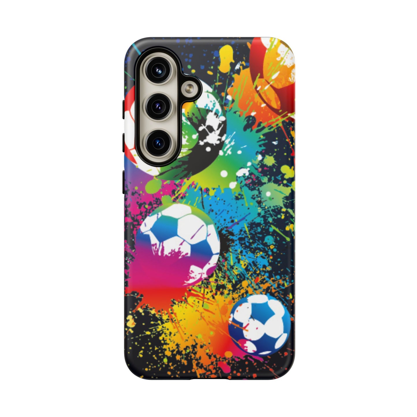 Footballer's Phone Case: Vibrant Case for iPhone, Samsung Galaxy and Google Pixel devices
