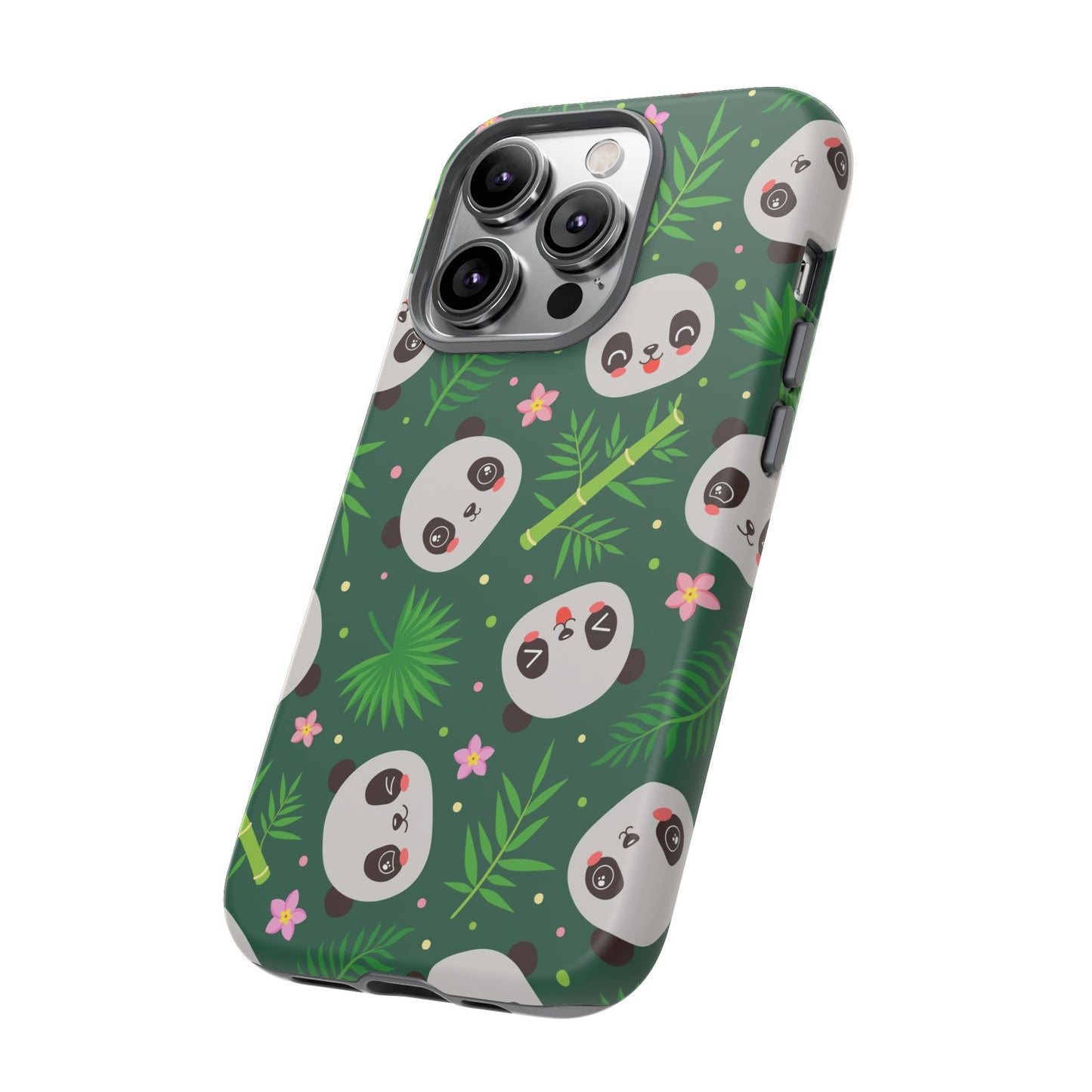Cute Panda: Tough Case for iPhone, Samsung Galaxy and Google Pixel devices