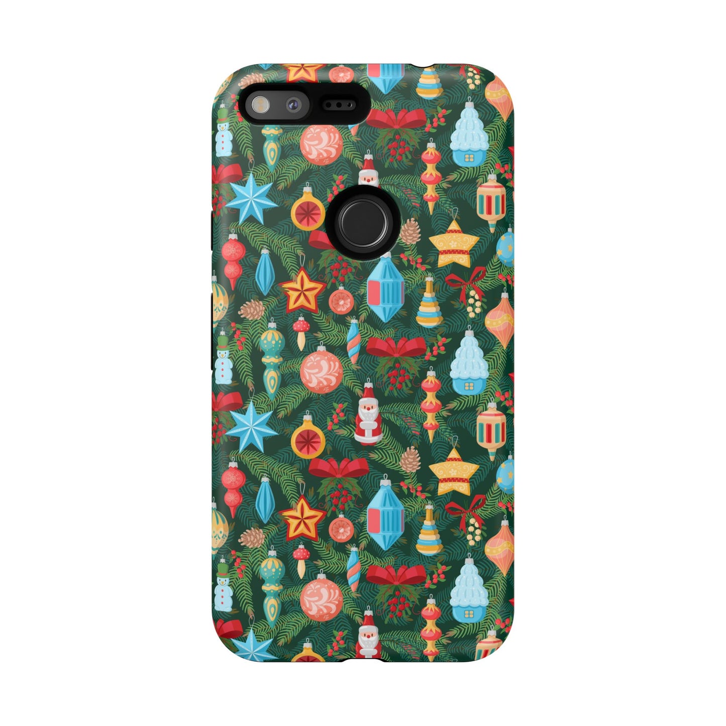Christmas Tree Holiday-Themed Phone Case for iPhone, Samsung Galaxy and Google Pixel devices