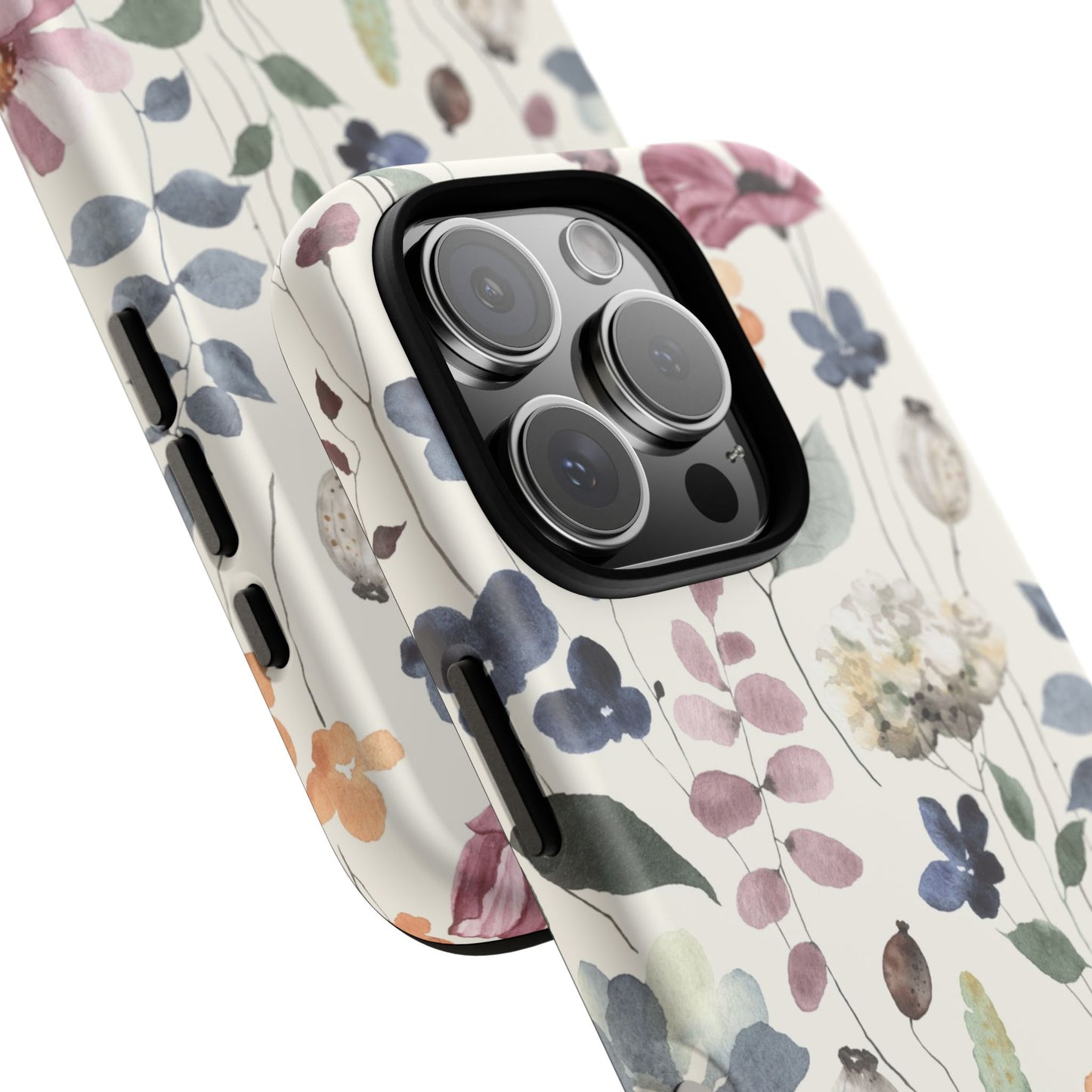 Floral prints phone case for iPhone, Samsung Galaxy and Pixel devices