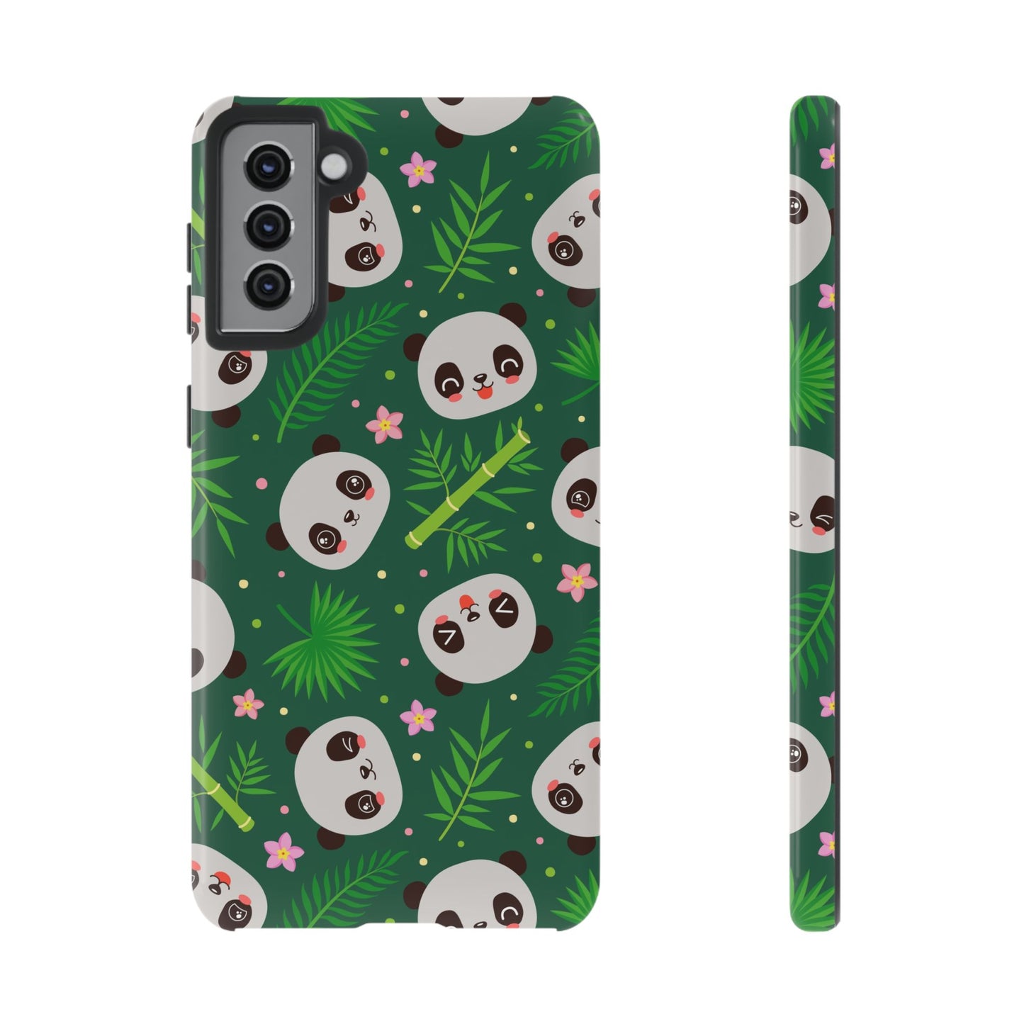 Cute Panda: Tough Case for iPhone, Samsung Galaxy and Google Pixel devices