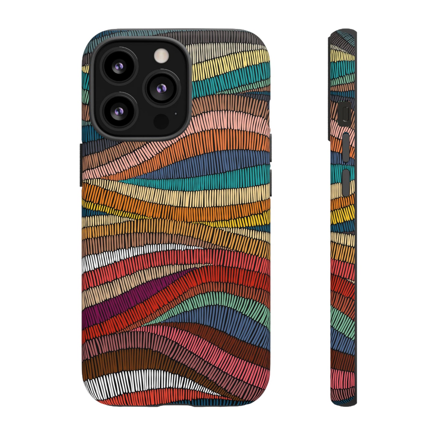 Threaded Harmony: Tapestry-inspired Phone Case for iPhone, Samsung Galaxy and Google Pixel devices