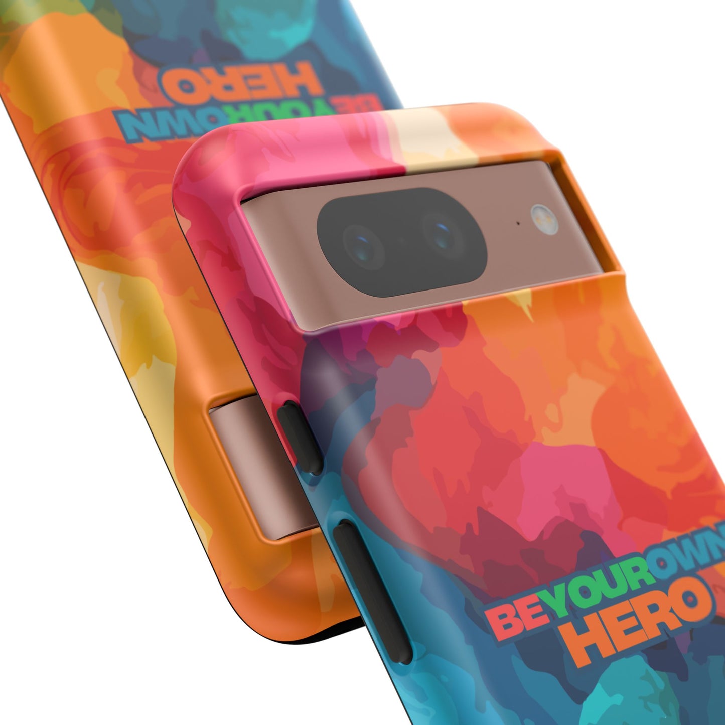 Be Your Own Hero: Tough Case for iPhone, Samsung Galaxy and Google Pixel