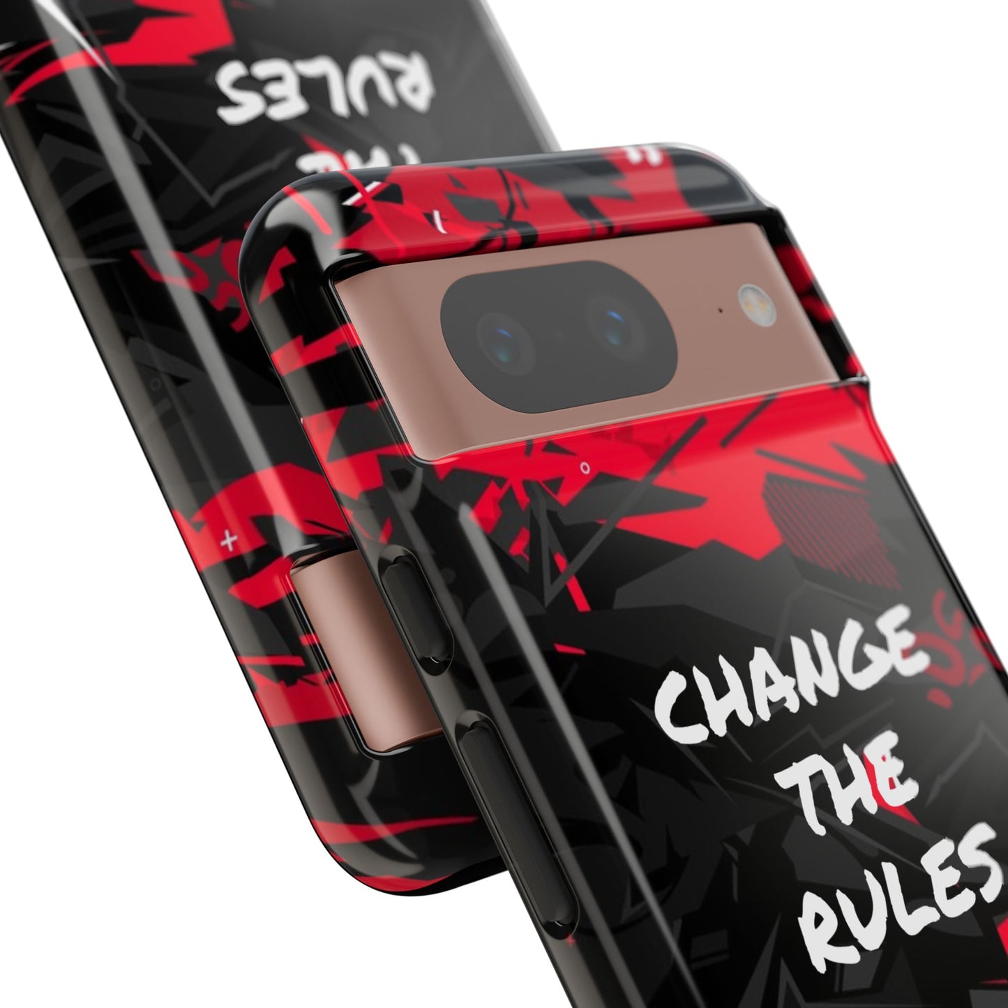 Verander de regels: stevige hoes voor iPhone-, Galaxy- en Pixel-apparaten
