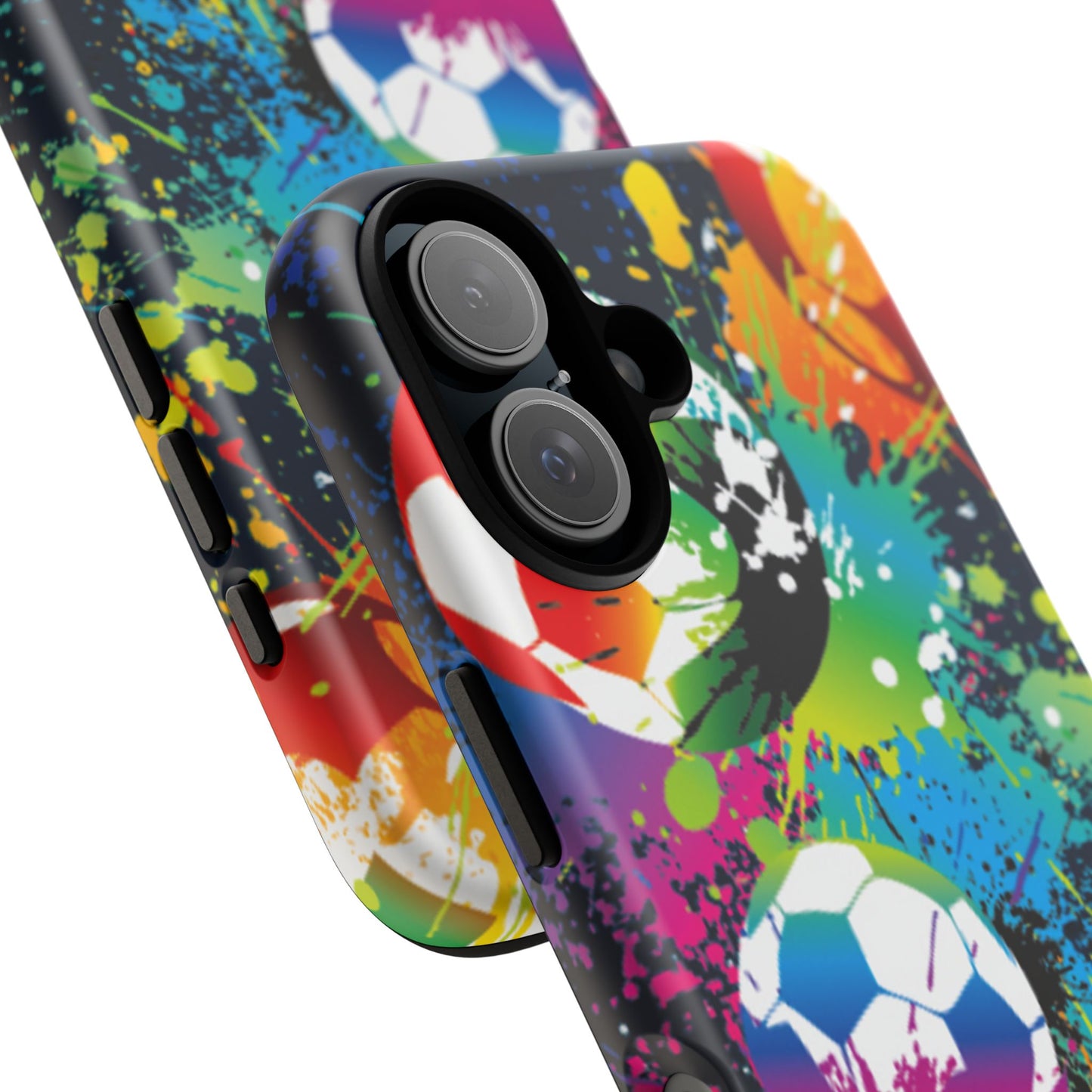 Footballer's Phone Case: Vibrant Case for iPhone, Samsung Galaxy and Google Pixel devices