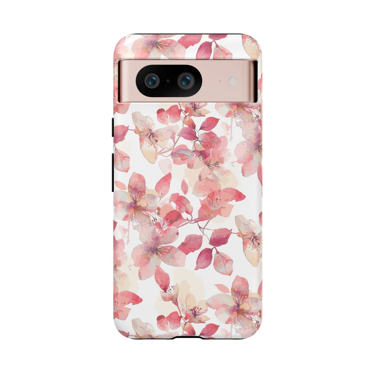 Watercolor Flowers: Tough Case for iPhone, Samsung Galaxy and Google Pixel devices