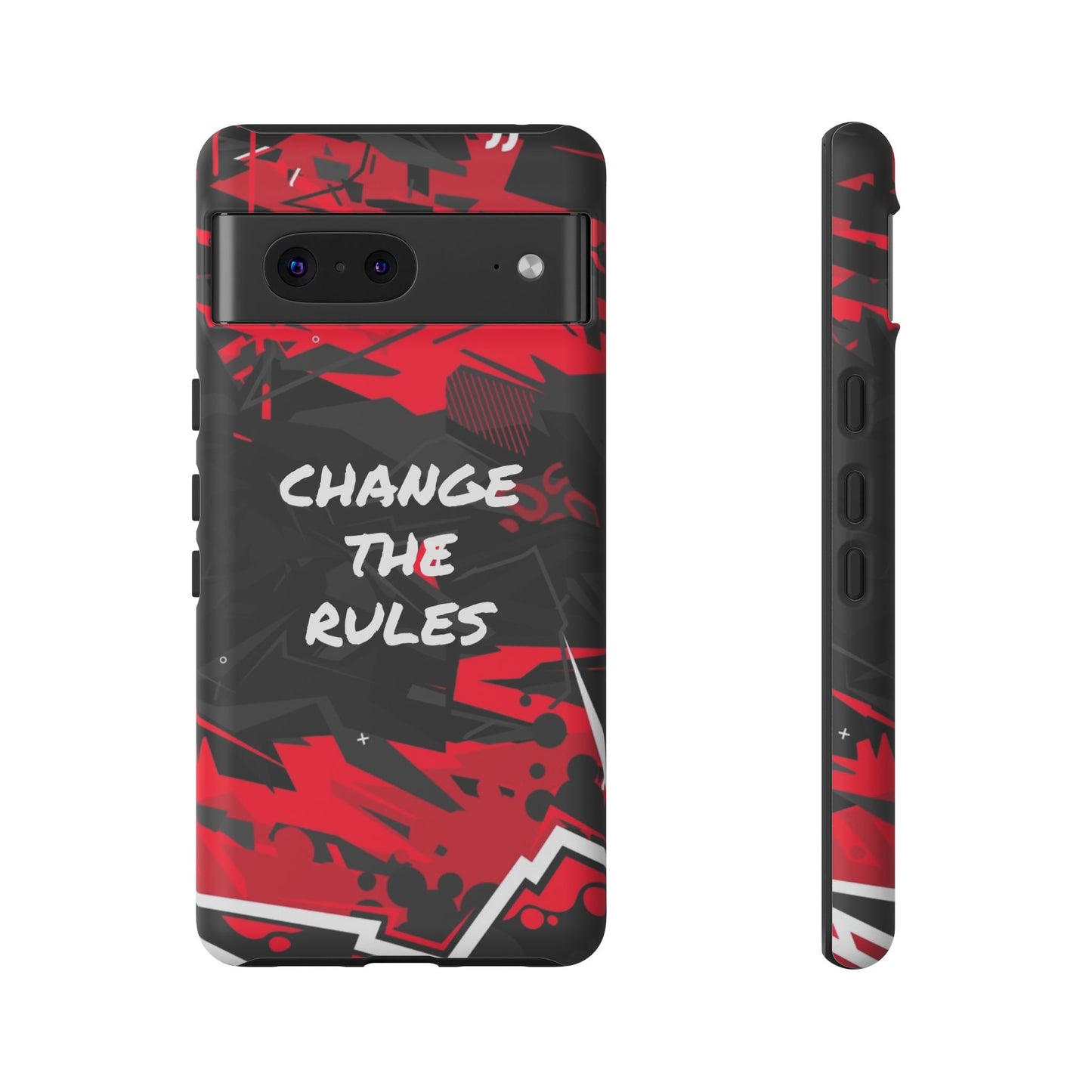 Verander de regels: stevige hoes voor iPhone-, Galaxy- en Pixel-apparaten