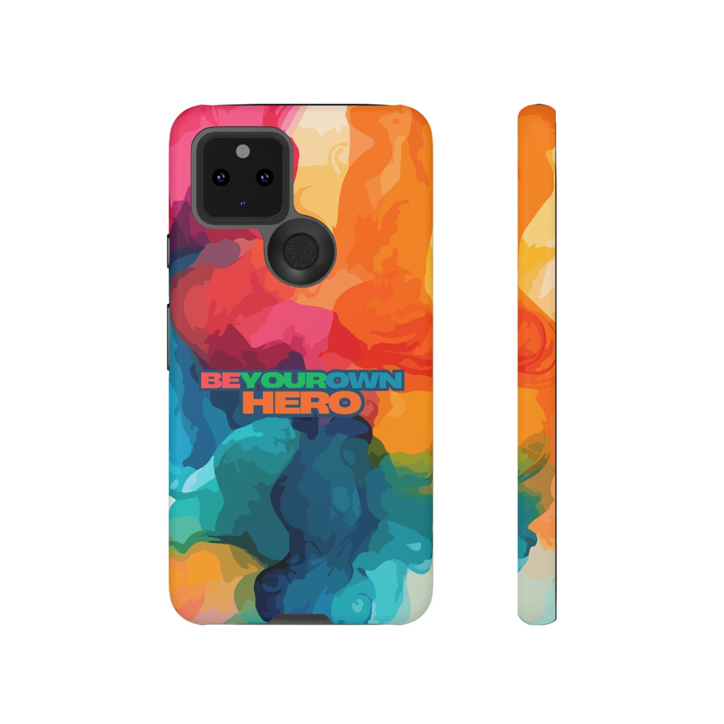 Be Your Own Hero: Tough Case for iPhone, Samsung Galaxy and Google Pixel