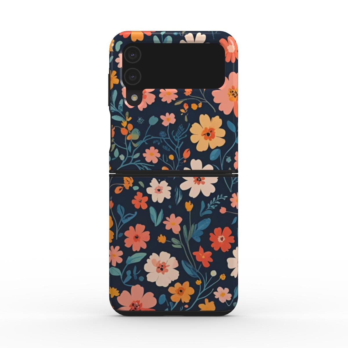 Blossom Blue telefoonhoesje voor Samsung Galaxy A, S en Z-serie