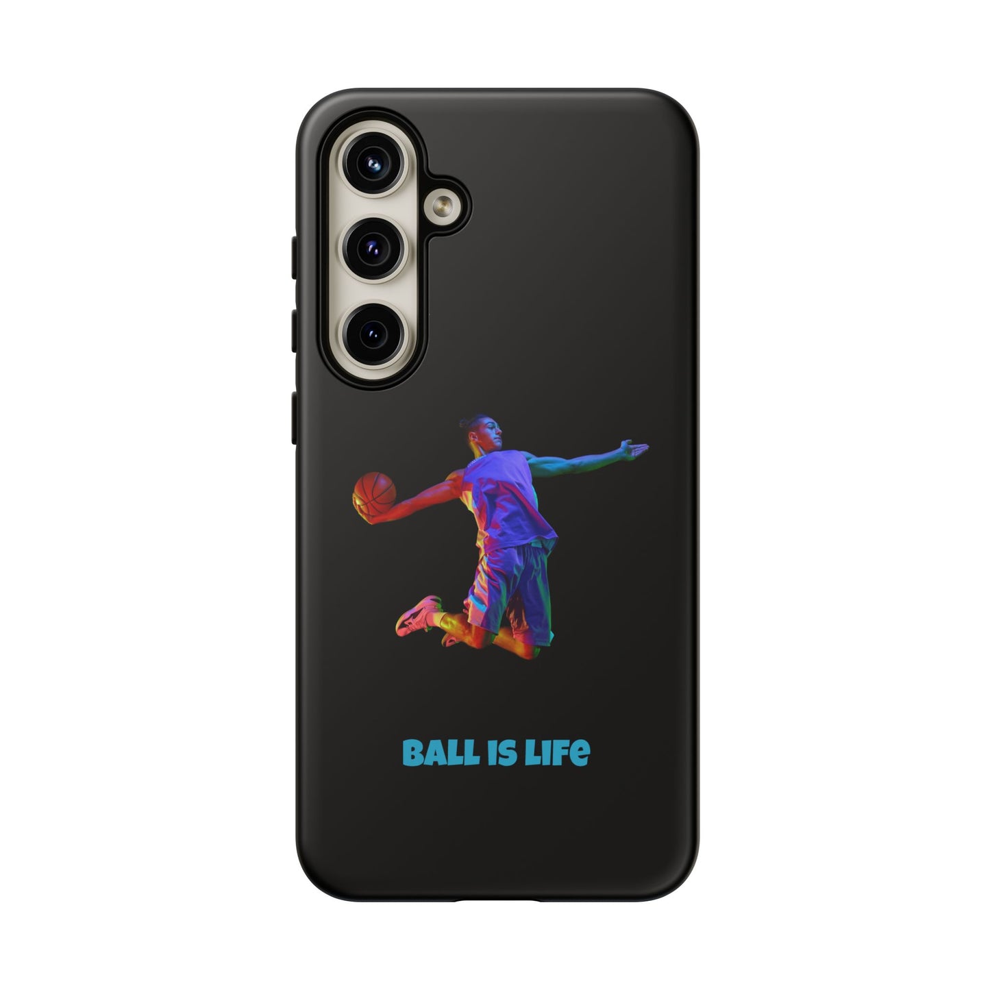 Ball is Life: Basketball Inspired Phone Case for iPhone, Samsung Galaxy and Pixel Devices