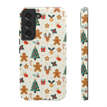 Gingerbread Holidays: Xmas-themed phone case for iPhone, Samsung and Google Pixel