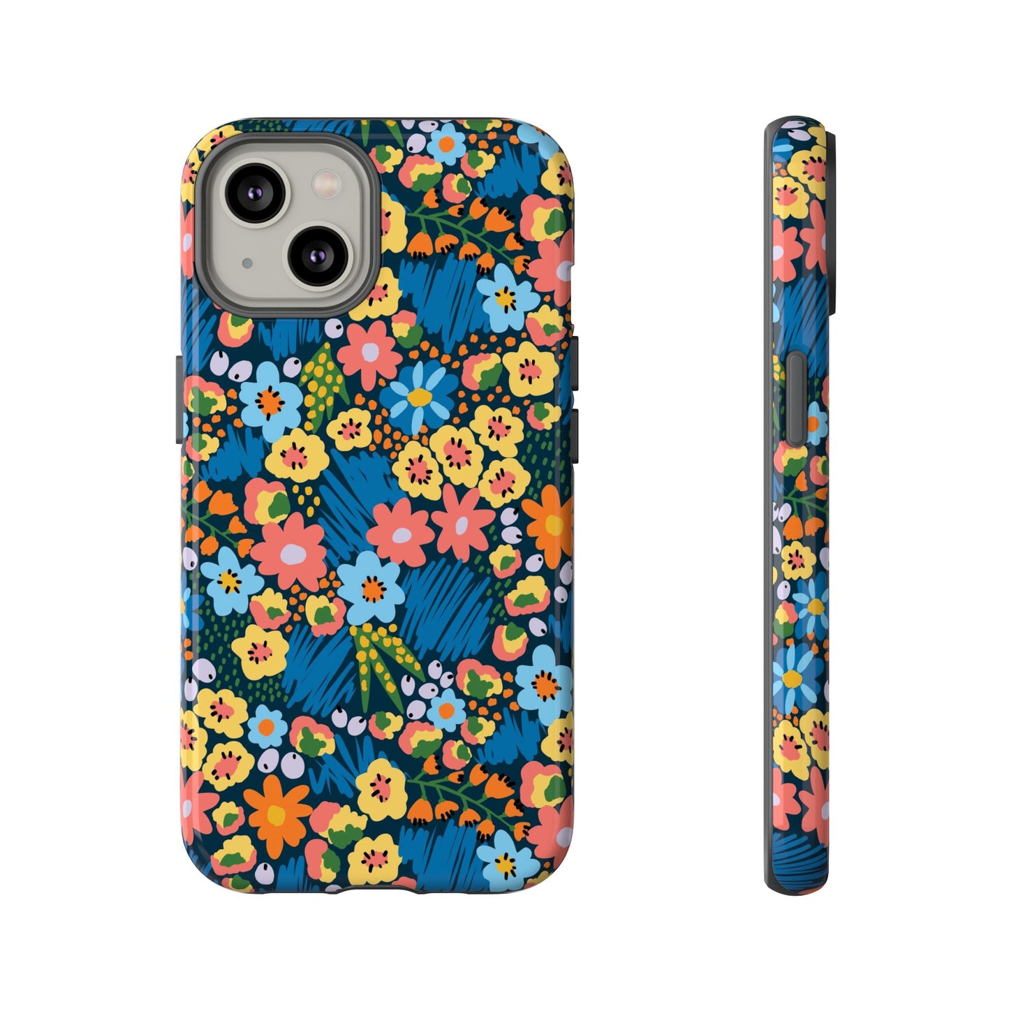 Bloom Burst: Color and Joy Themed Phone Case for iPhone, Samsung Galaxy and Google Pixel devices
