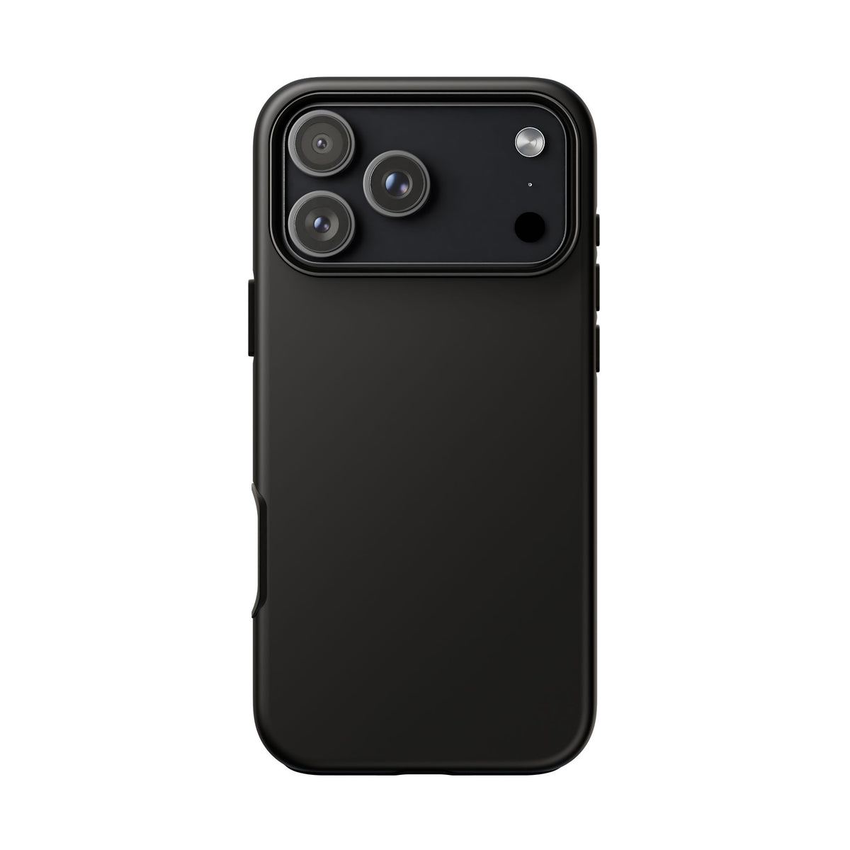 Space Black: Pure black phone case for iPhone, Samsung Galaxy and Google Pixel devices