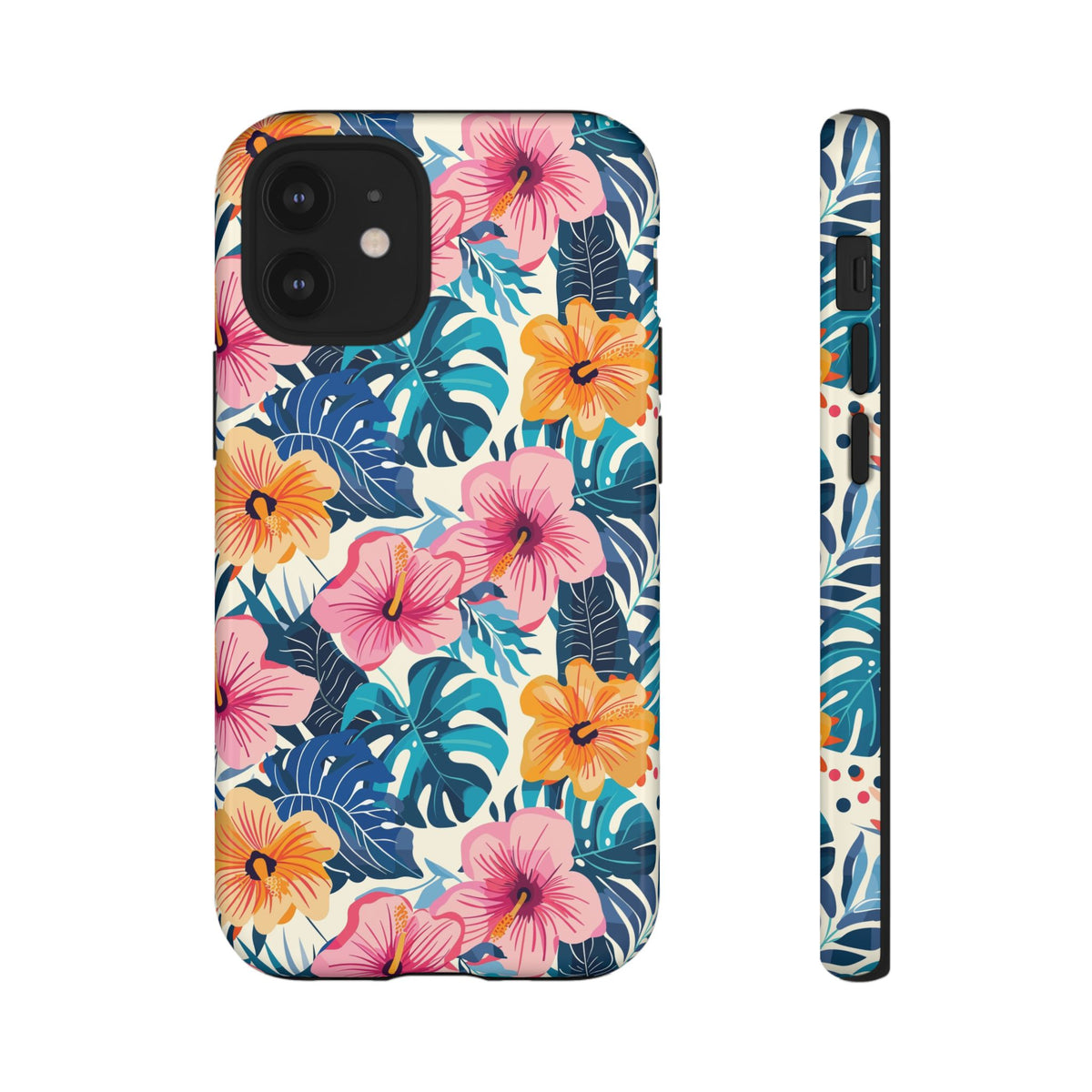 Hibiscus Bloom: Cute Floral Phone Case for iPhone, Samsung and Google Pixel