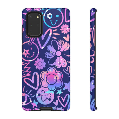 Live Inspired: Purple Tough Case for iPhone, Samsung Galaxy and Google Pixel devices