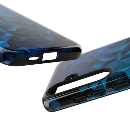 Blue Diamonds: Phone Case with Elegant Prints for iPhone, Samsung Galaxy and Google Pixel devices