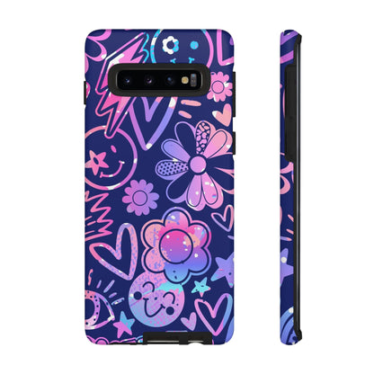 Live Inspired: Purple Tough Case for iPhone, Samsung Galaxy and Google Pixel devices