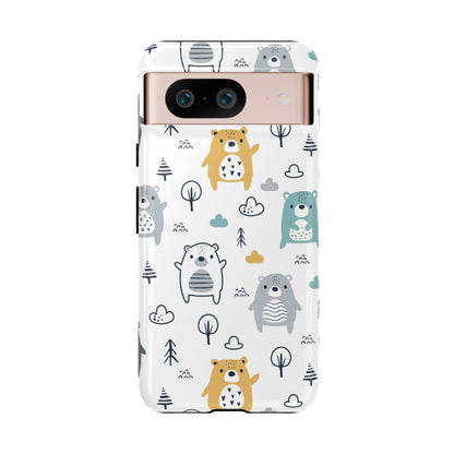 Bear Friends: Cute Phone Case for iPhone, Samsung Galaxy and Google Pixel devices