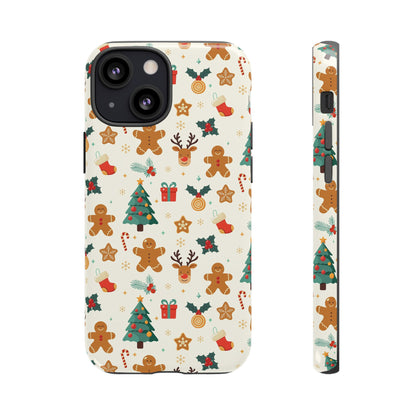 Gingerbread Holidays: Xmas-themed phone case for iPhone, Samsung and Google Pixel